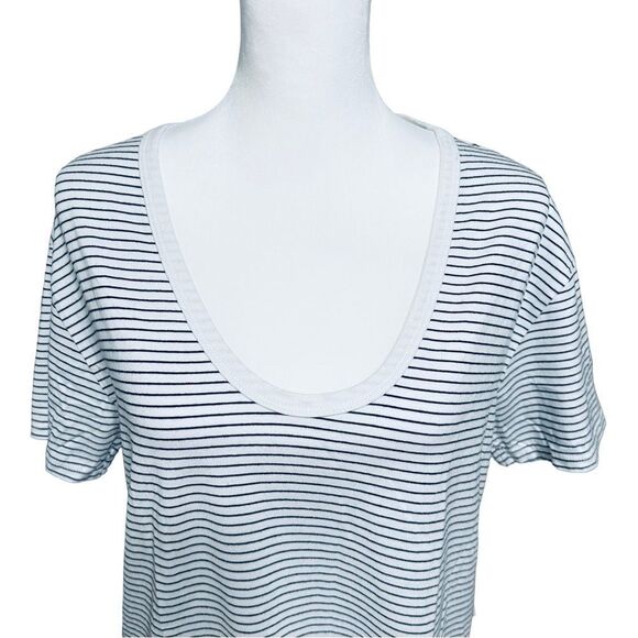 Adriano Goldschmied Striped T-Shirt Sz M - Picture 3 of 7